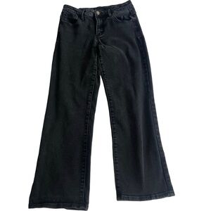 Risen Jeans RDP5331 Black Denim 5Pocket Straight Leg Style Womens Jeans Size 7/2